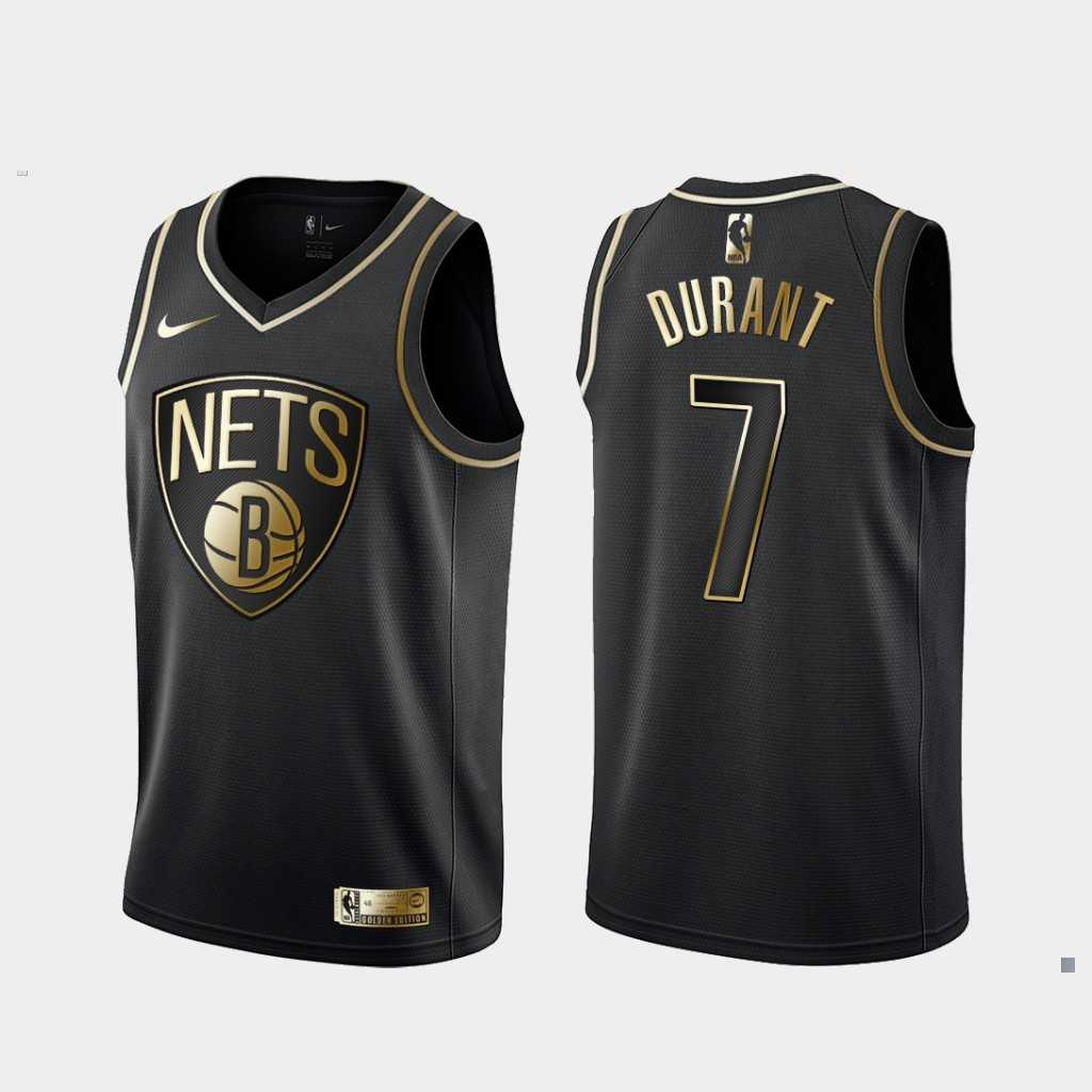 Nets 7 Kevin Durant Black Gold Nike Swingman Jersey,We sell and wholesale Nets 7 Kevin Durant Black Gold Nike Swingman Jersey on line form chian!